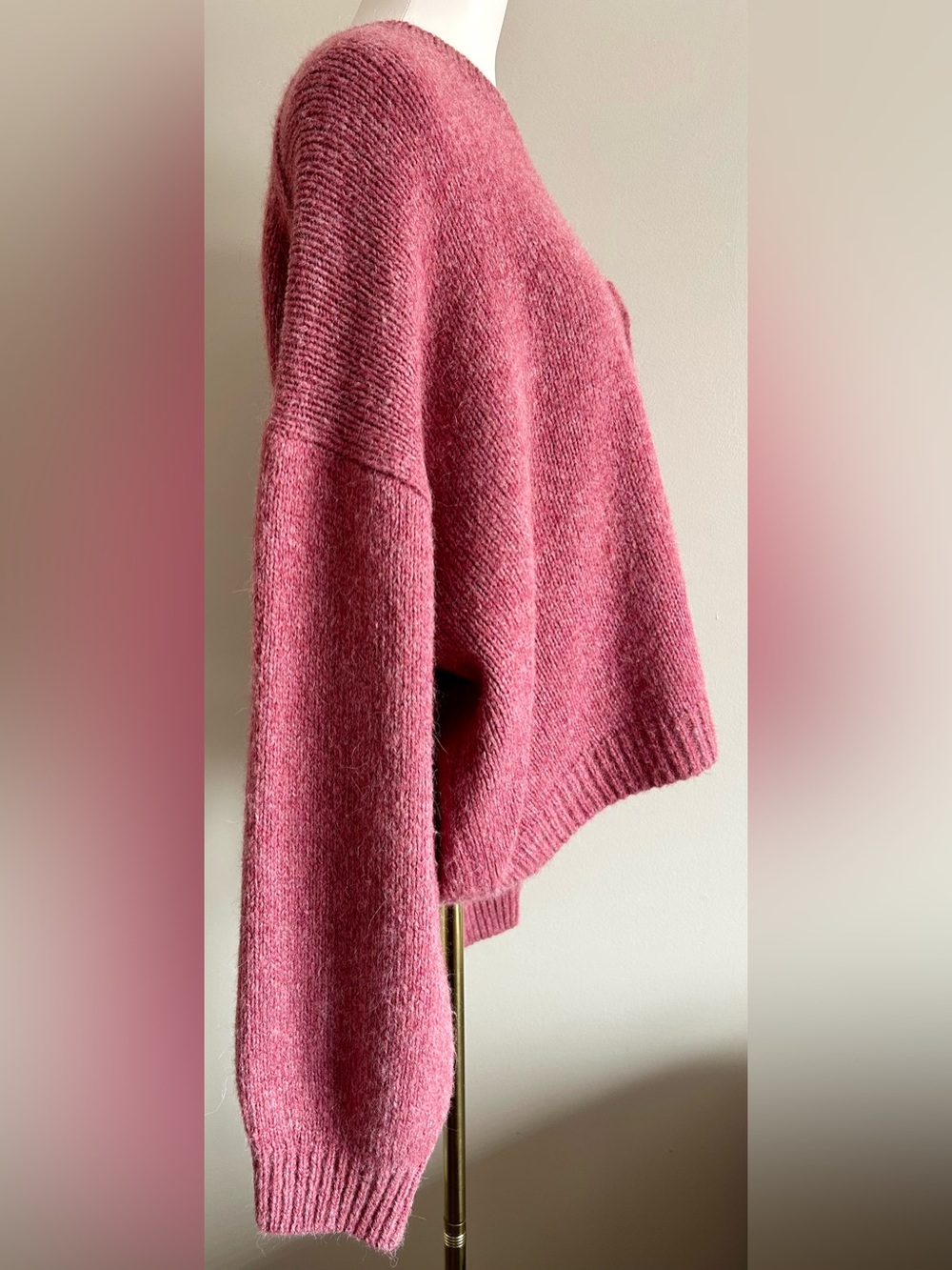 Coach Signature Crewneck Sweater in Rogue Red - Picture 7 of 8